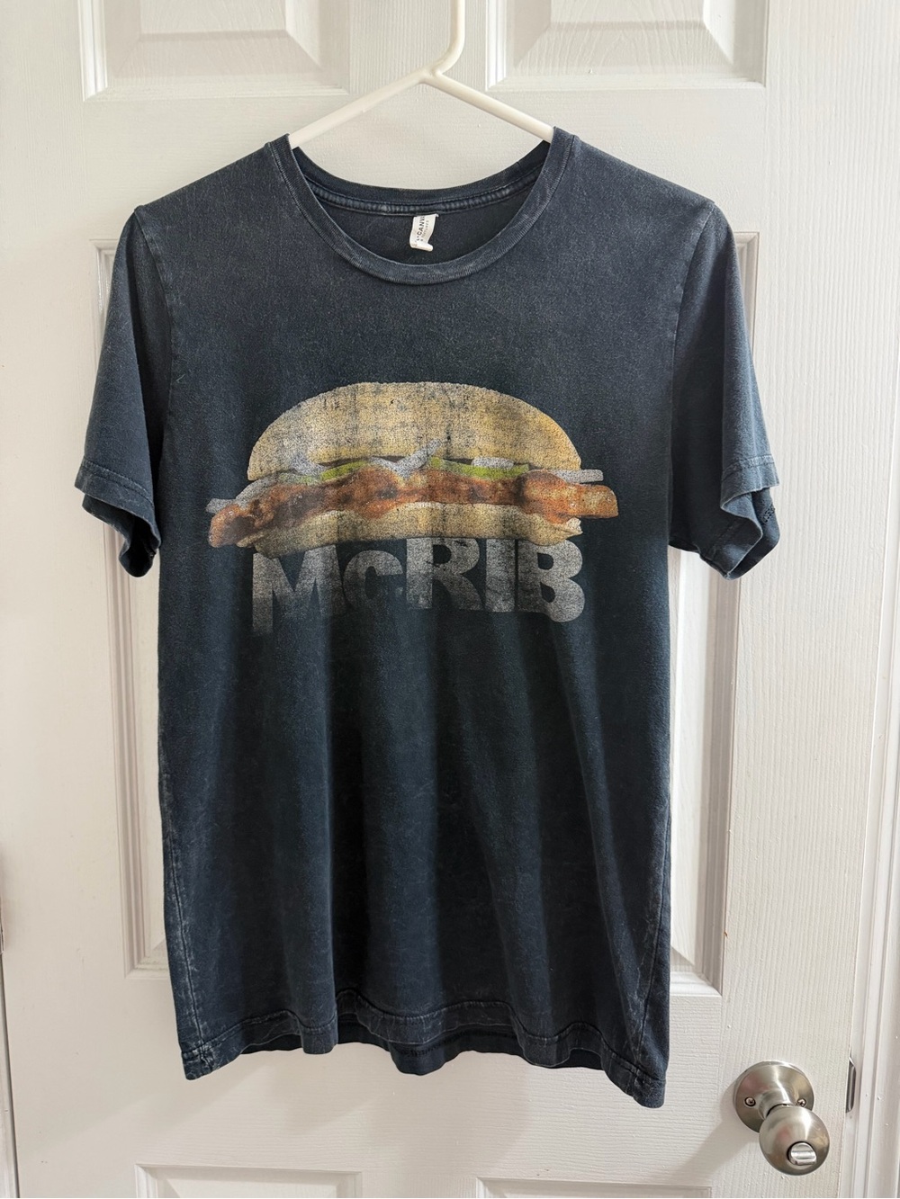 McDonald’s McRib Sandwich of the Year 2020 Graphic T-Shirt Black Vintage